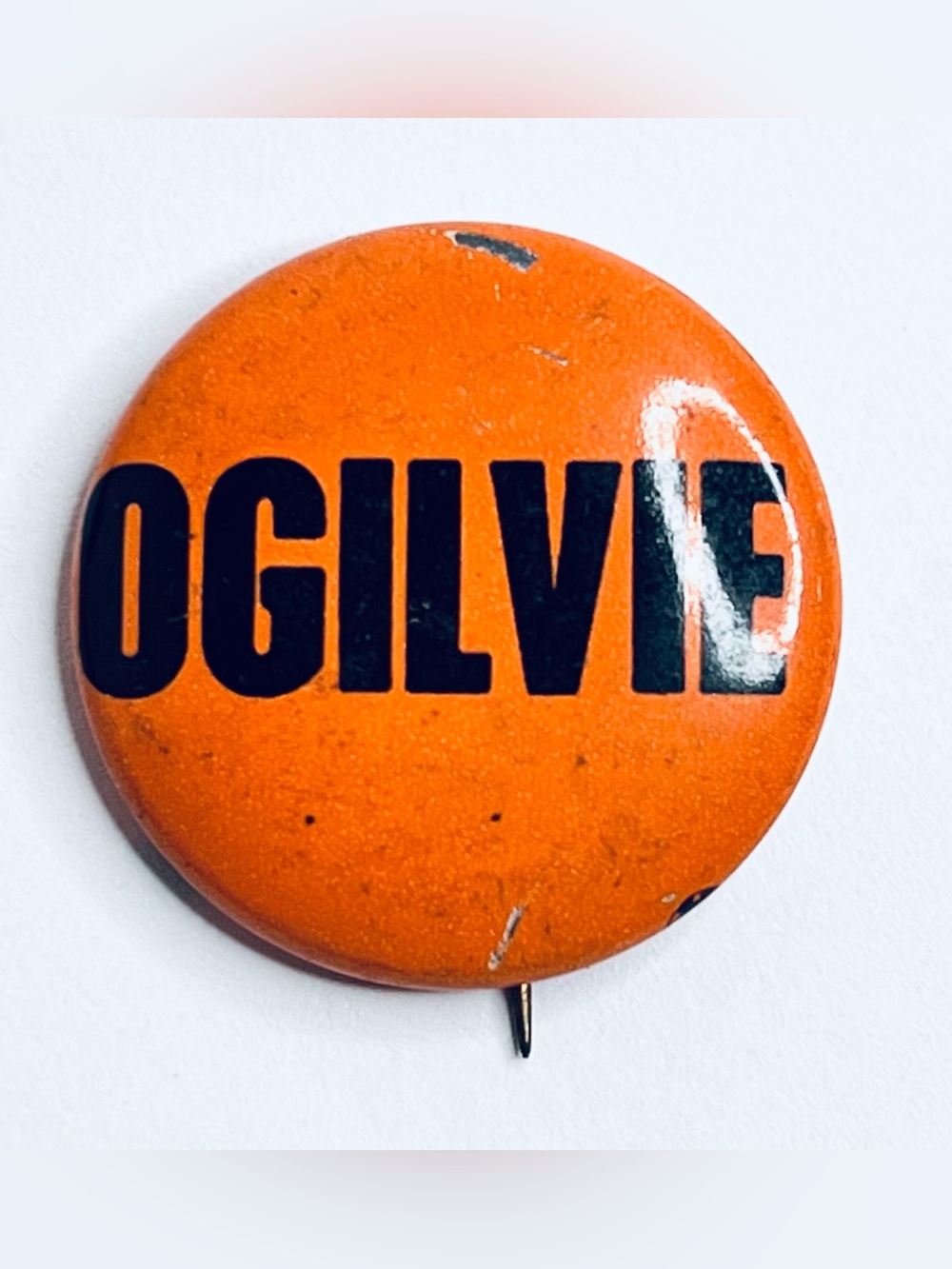 Vintage 1968 Richard Ogilvie Illinois Governor Campaign Pinback Button